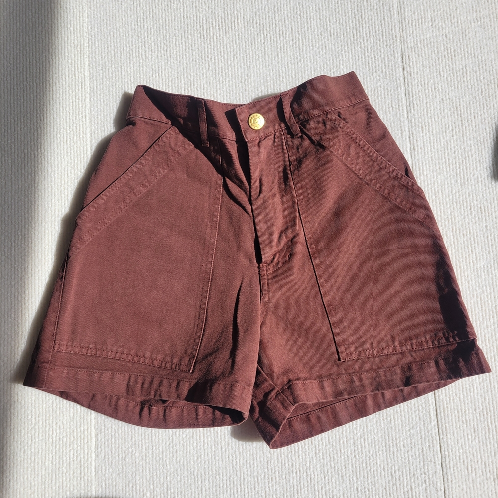 Big Bud Press High Work Shorts Cottom Fudge Brown XS Unisex